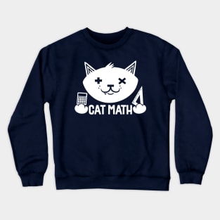 Cat Math Crewneck Sweatshirt